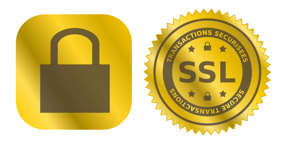 SSL security certificate badge